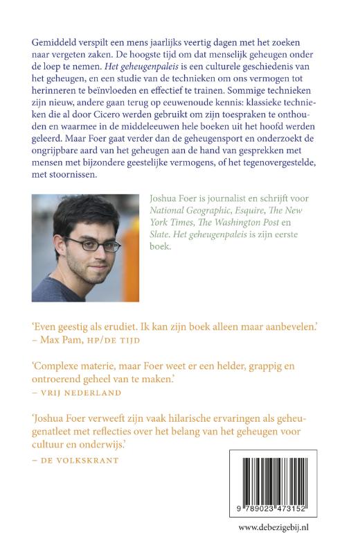 Het geheugenpaleis achterkant