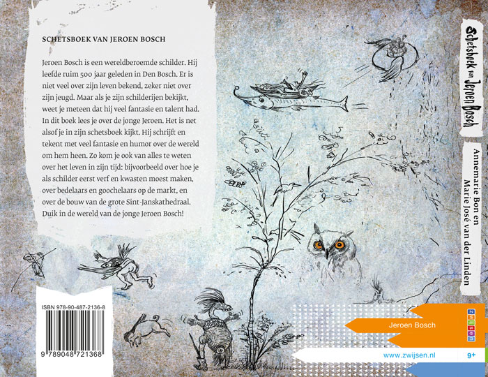 Schetsboek van Jeroen Bosch achterkant