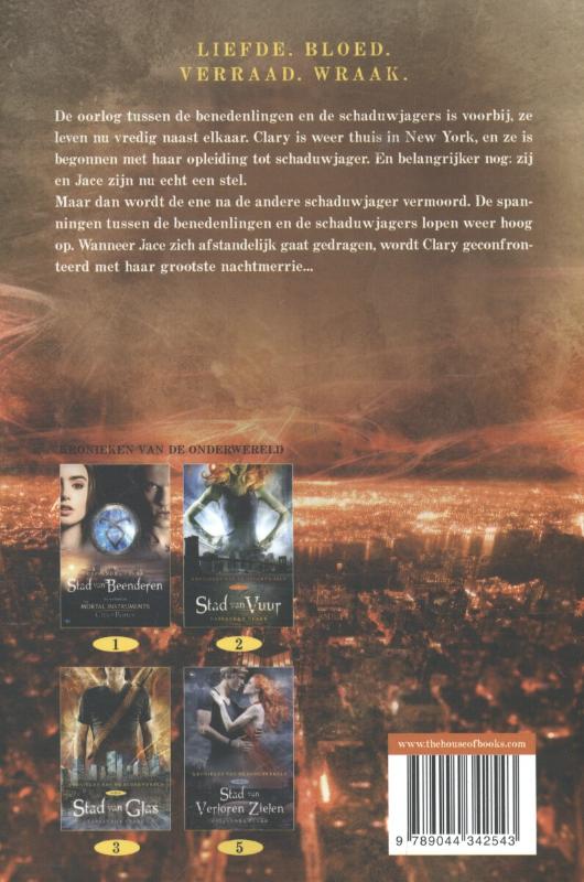 Stad van gevallen engelen / Kronieken van de Onderwereld / 4 achterkant