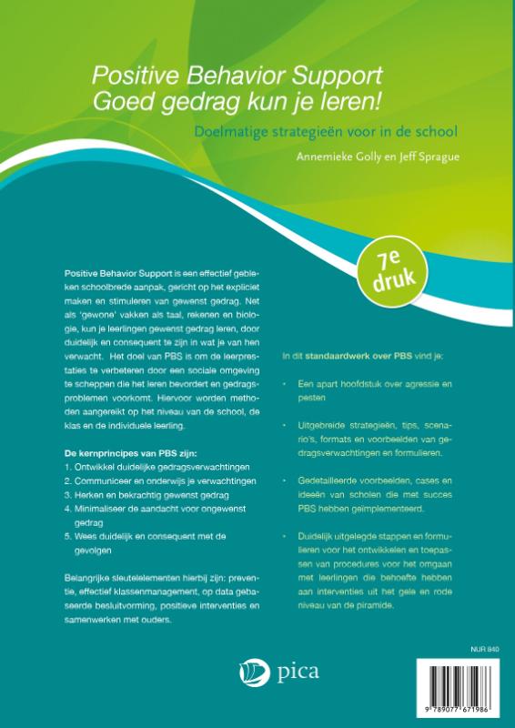 Positive behavior support - goed gedrag kun je leren achterkant
