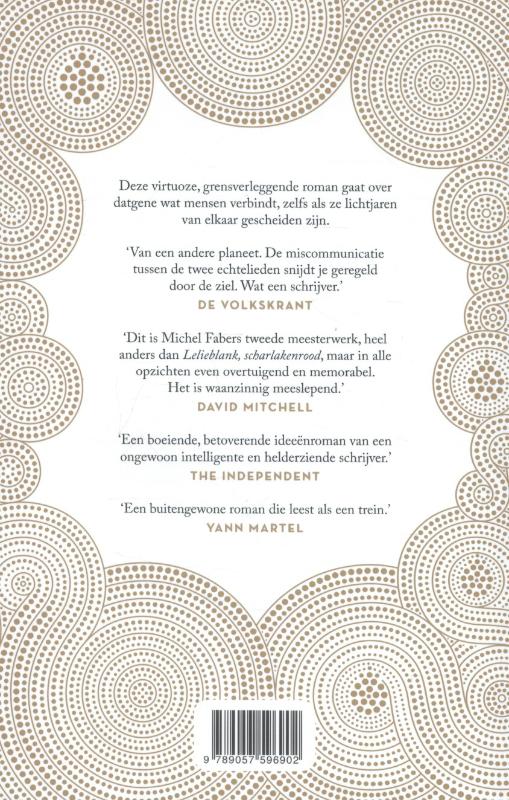 Het boek van wonderlijke nieuwe dingen achterkant