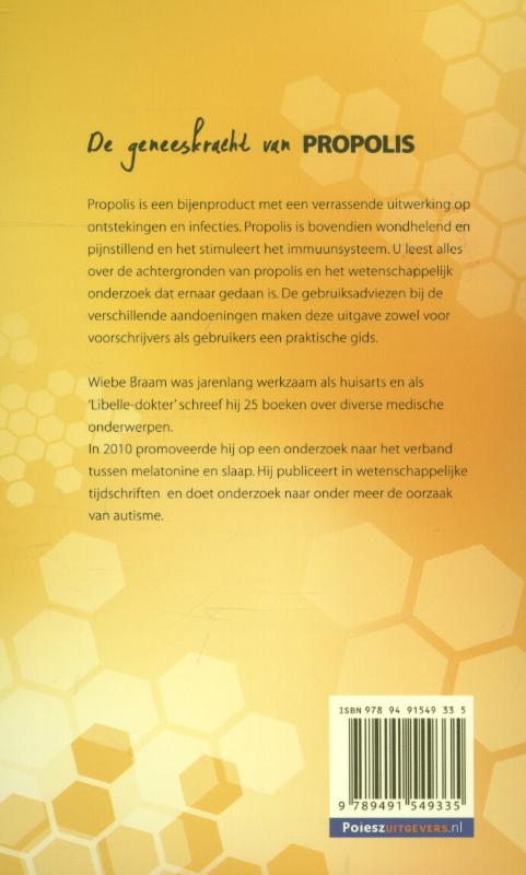 De geneeskracht van propolis achterkant