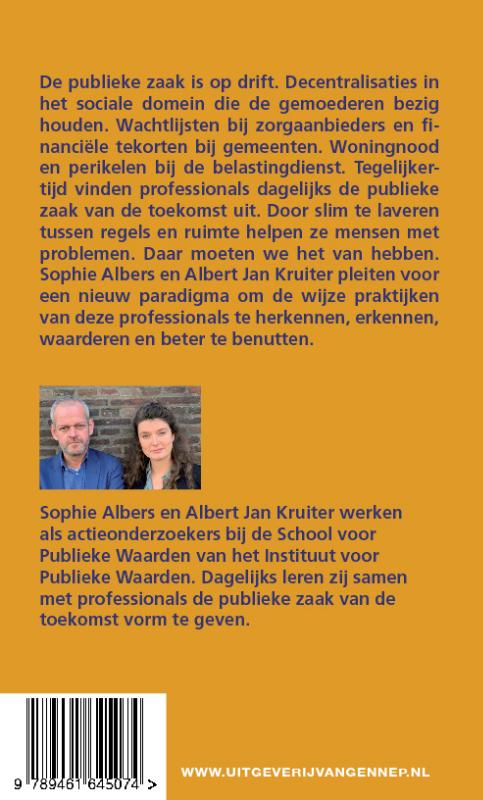 Doen wat goed is achterkant