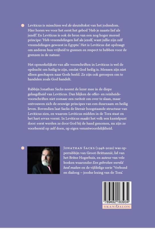 Leviticus achterkant