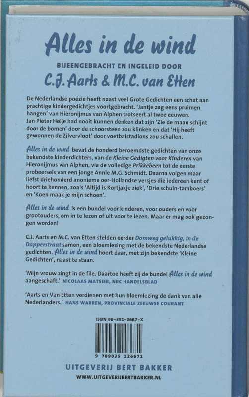Alles In De Wind achterkant
