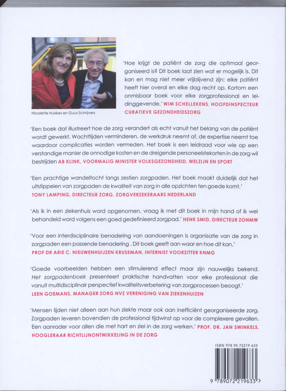 Het Zorgpadenboek achterkant