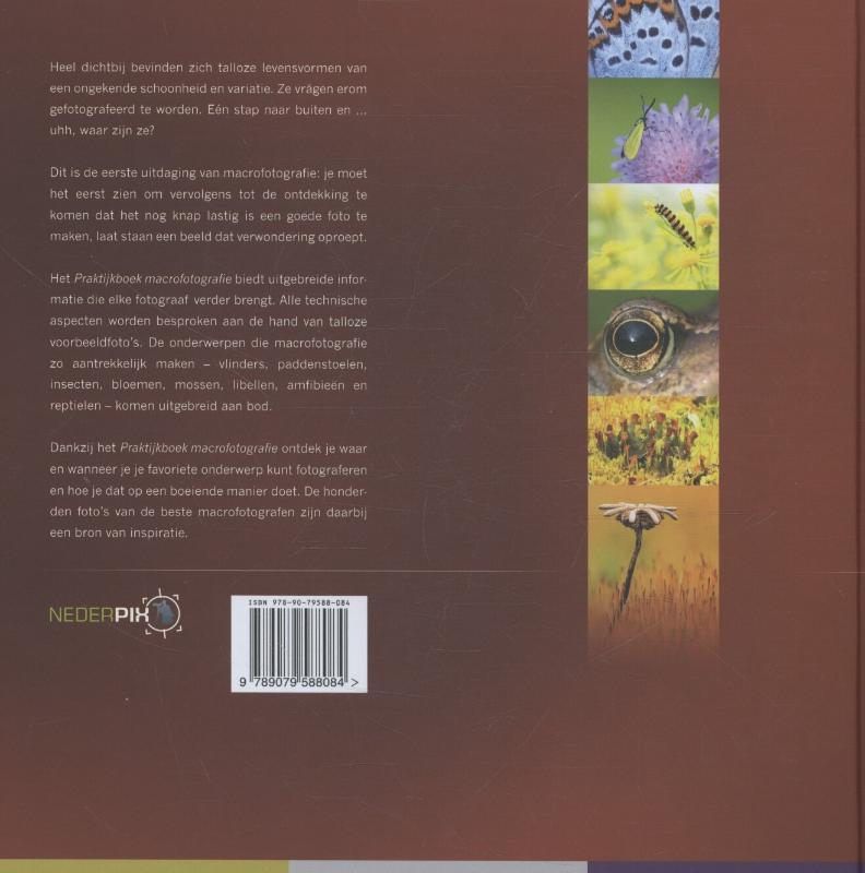 Praktijkboek macrofotografie achterkant