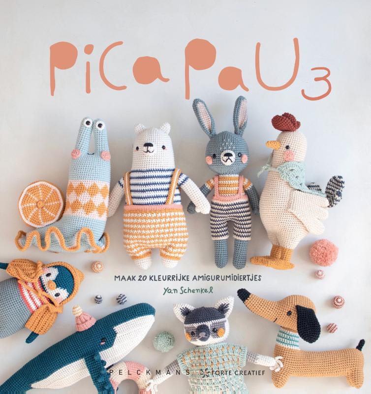 Pica Pau 3 - Maak 20 kleurrijke amigurumidiertjes