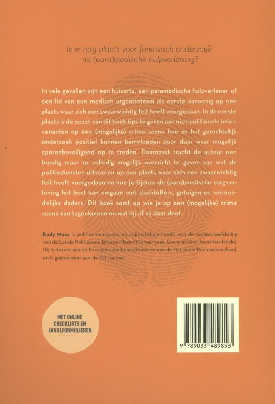 Forensische aspecten bij (para)medische hulpverlening achterkant