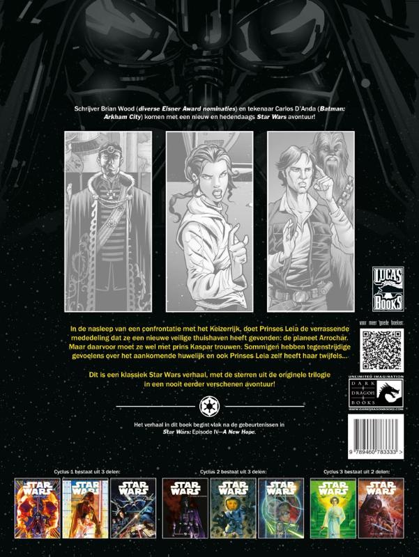 Rebellenprinses / Star Wars / 8 achterkant