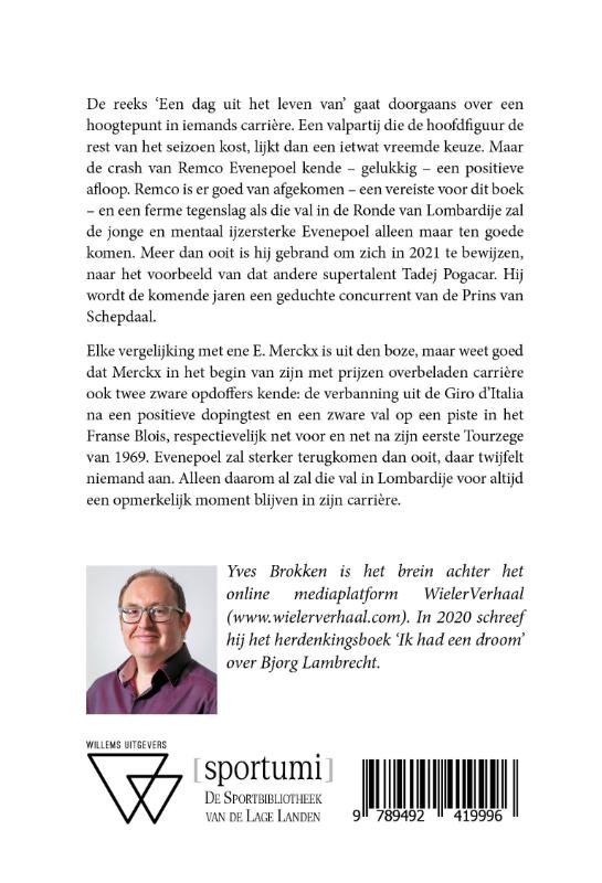Een dag uit het leven van Remco Evenepoel / Een dag uit het leven van / 5 achterkant