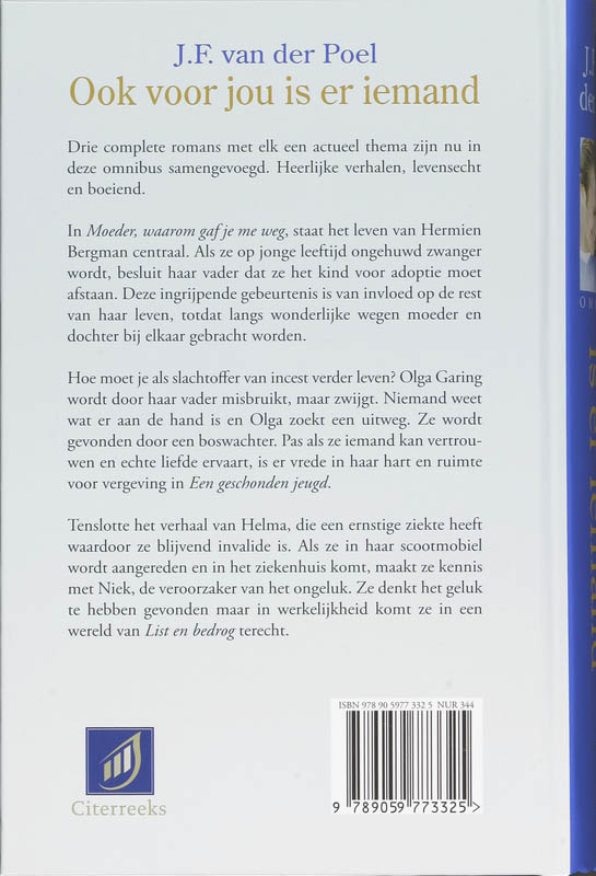 Ook Voor Jou Is Er Iemand achterkant