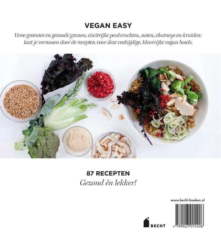 Vegan easy achterkant