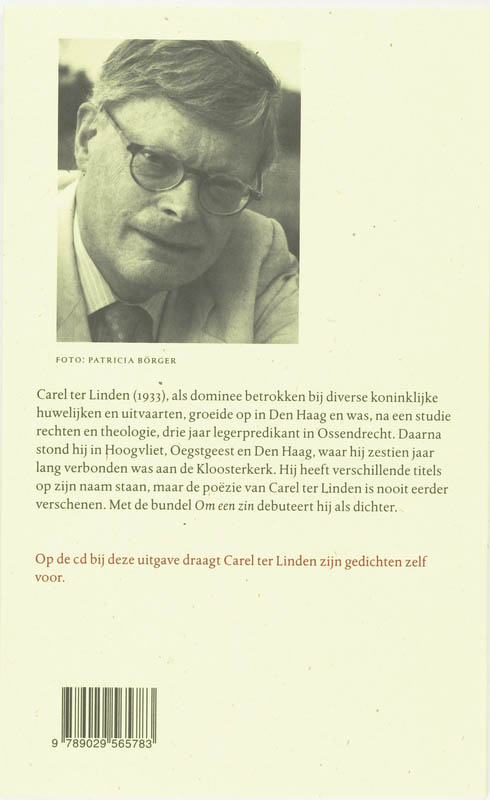 Om Een Zin Met Gratis Cd achterkant