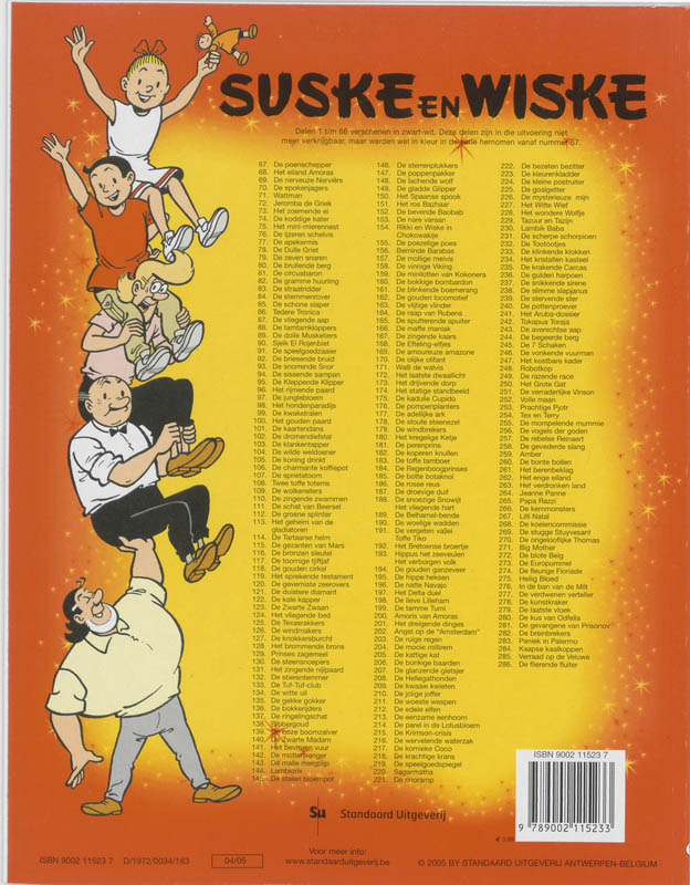 De geverniste zeerovers / Suske en Wiske / 120 achterkant