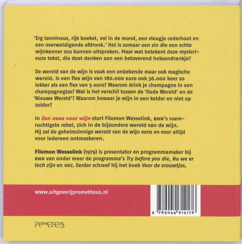 Een Neus Voor Wijn achterkant