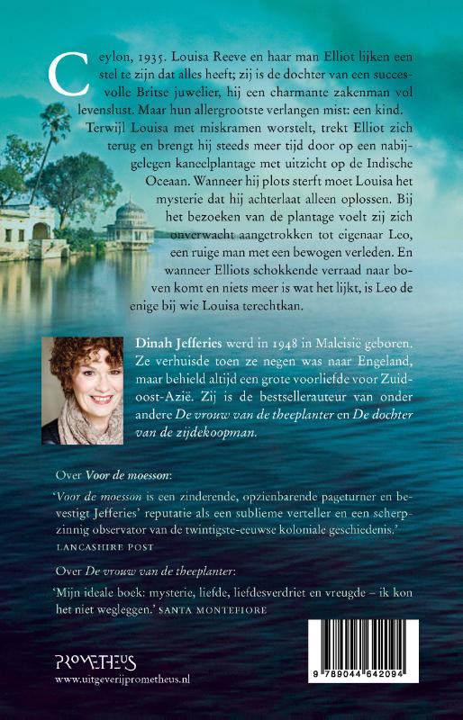 De saffierweduwe achterkant