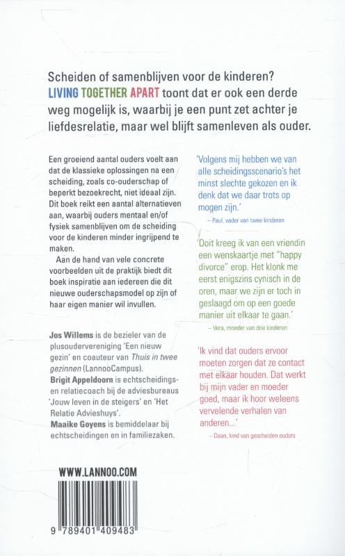 Living together apart achterkant