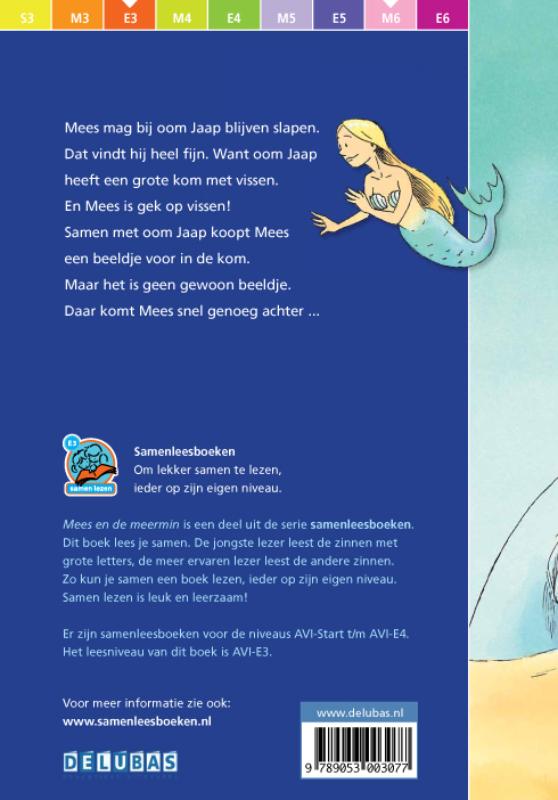 Mees en de meermin / Samenleesboeken achterkant