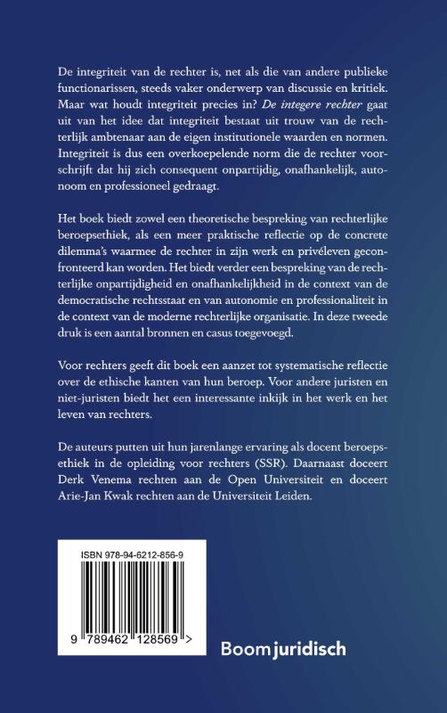 De integere rechter achterkant