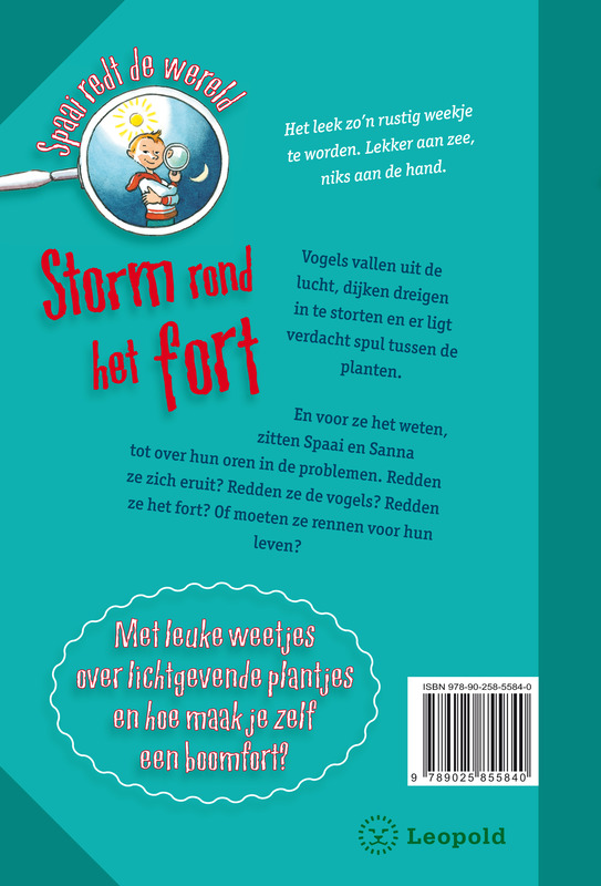 Storm rond het fort achterkant