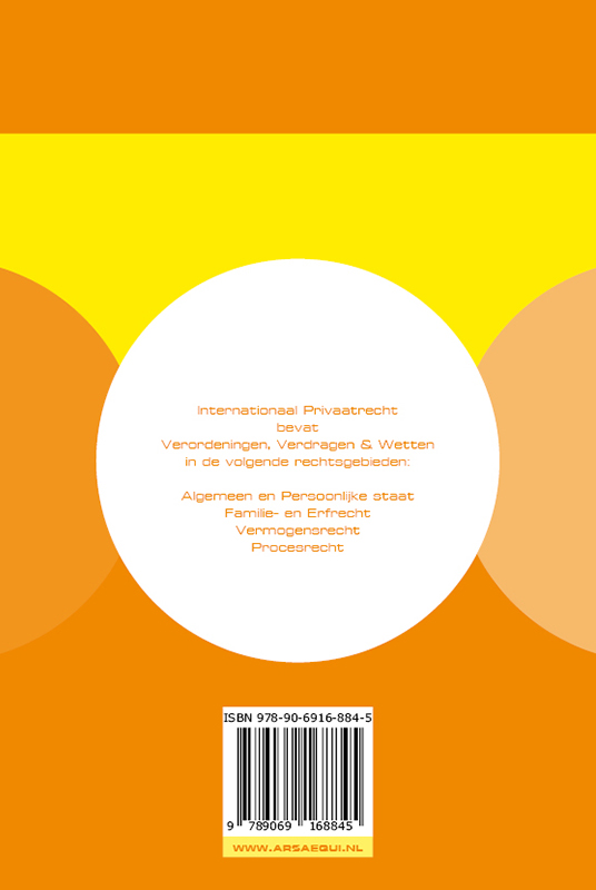 Internationaal privaatrecht 2017/2019 / Ars Aequi Wetseditie achterkant