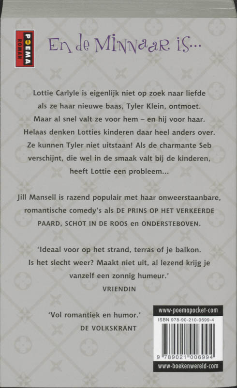 En De Minnaar Is achterkant