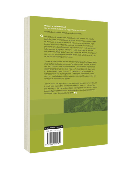 Migrant in het vaderland achterkant