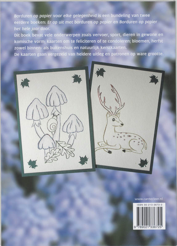Borduren Op Papier Voor Elke Gelegenheid achterkant