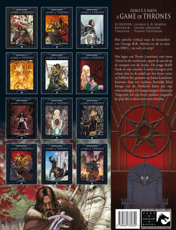 A game of thrones 11 achterkant