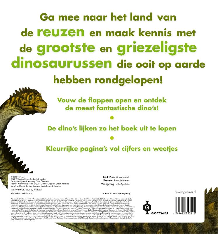Giga grote dino's achterkant