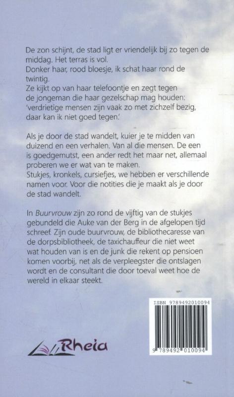Buurvrouw achterkant