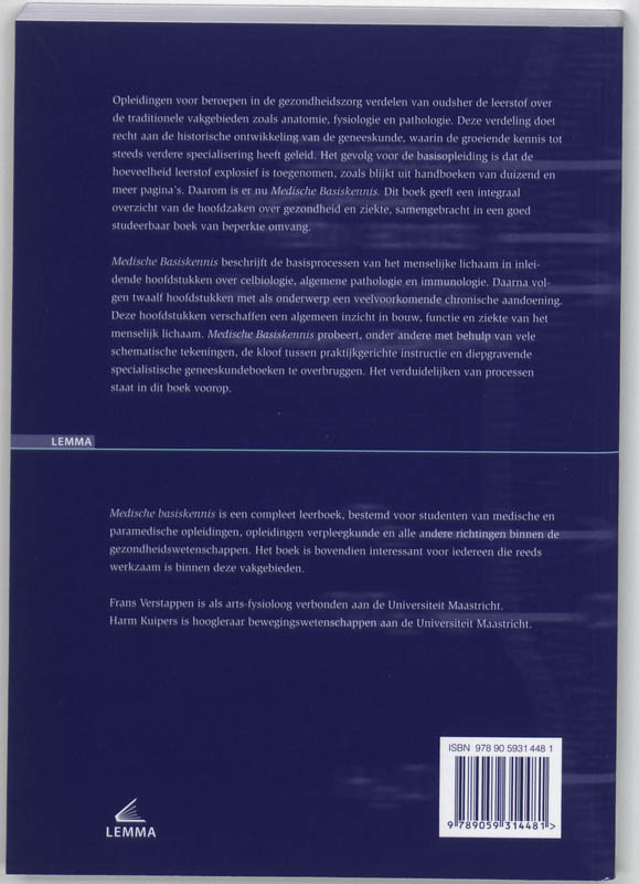 Medische basiskennis achterkant