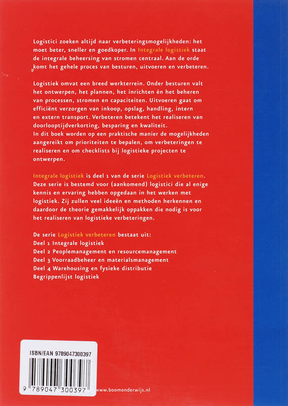 Integrale logistiek / Logistiek verbeteren / 1 achterkant
