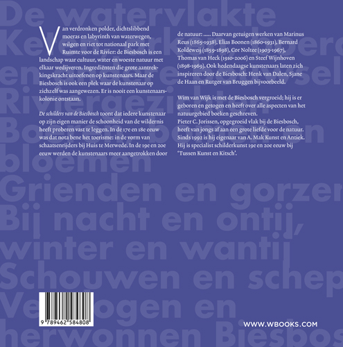 De schilders van de Biesbosch achterkant