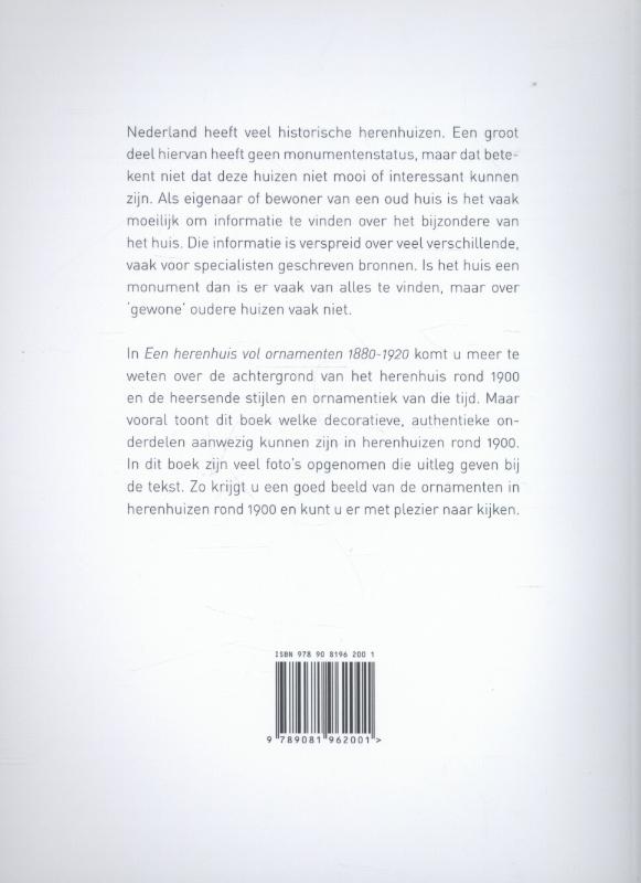 Een herenhuis vol ornamenten achterkant