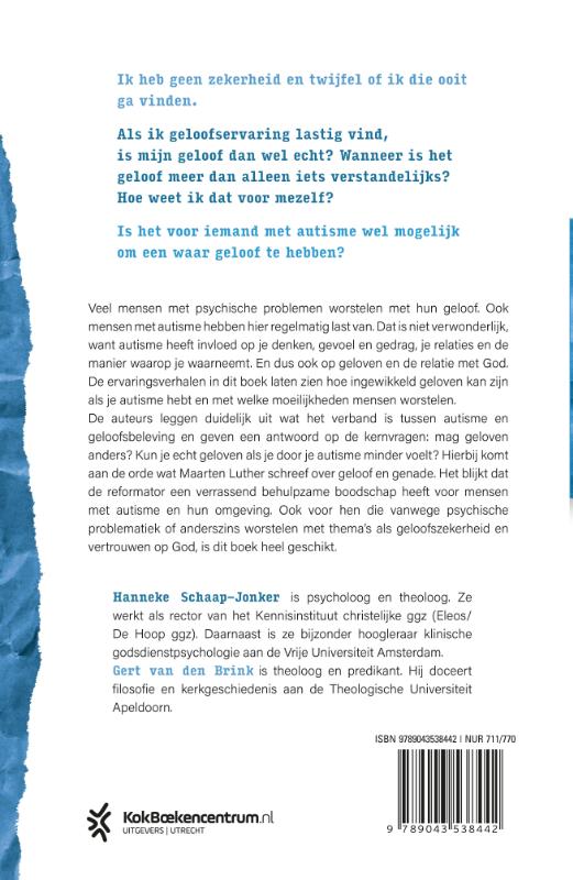 Anders voelen, anders geloven achterkant