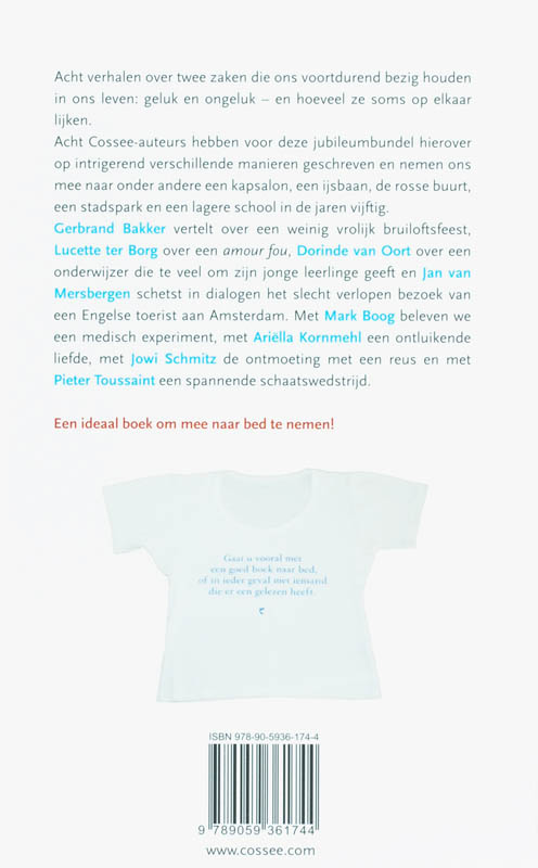 Gaat u vooral met eengoed boek naar bed,of in ieder geval me achterkant