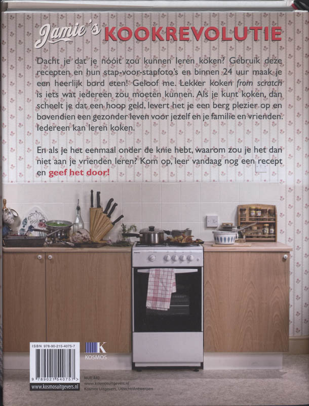 Jamie's kookrevolutie achterkant