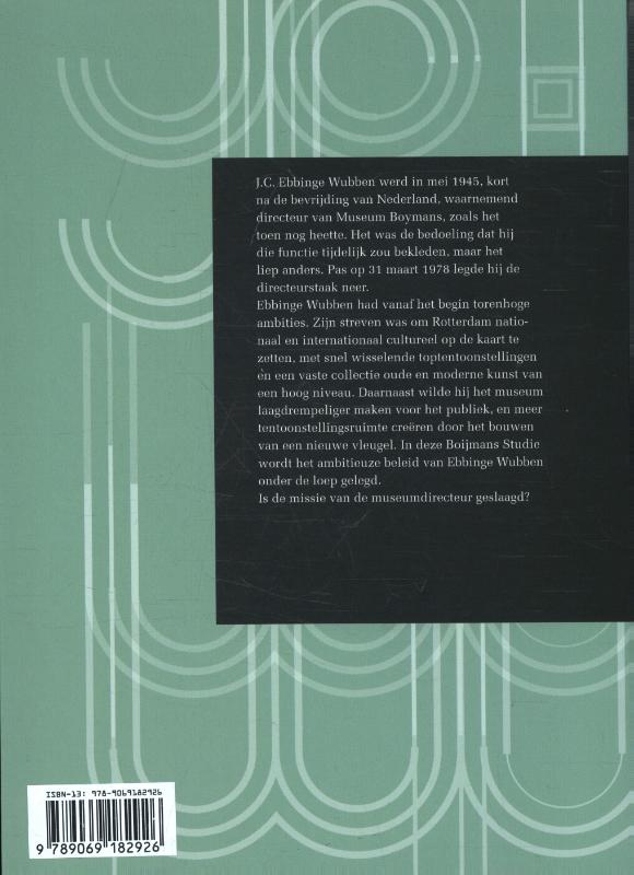 J.C. Ebbinge Wubben / Boijmans Studies / 12 achterkant