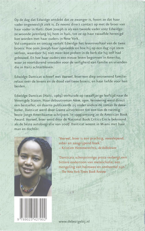 Vaarwel, Broer achterkant