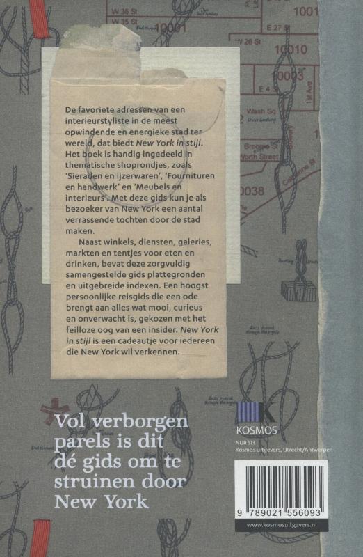 New York in stijl achterkant