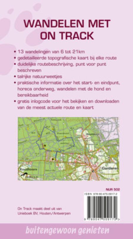 On Track / Veluwe Wandelroutes achterkant