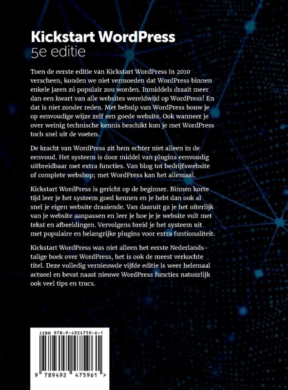 Kickstart Wordpress achterkant