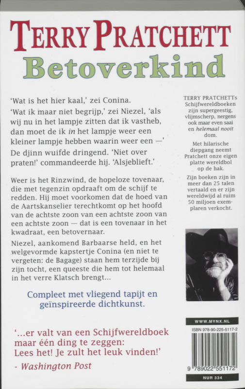 Schijfwereld 5 -   Betoverkind achterkant