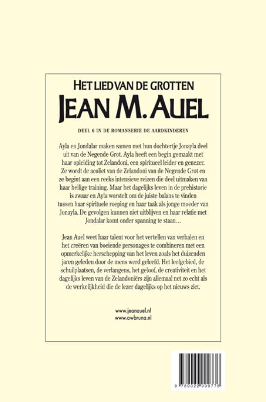 Het lied van de grotten / De Aardkinderen / 6 achterkant