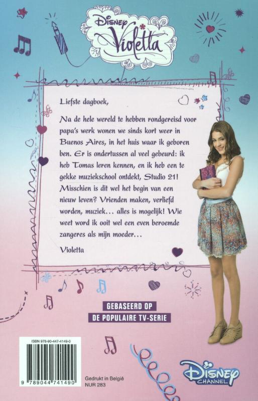 Violetta's nieuwe wereld / Deel 1 / Disney Violetta achterkant