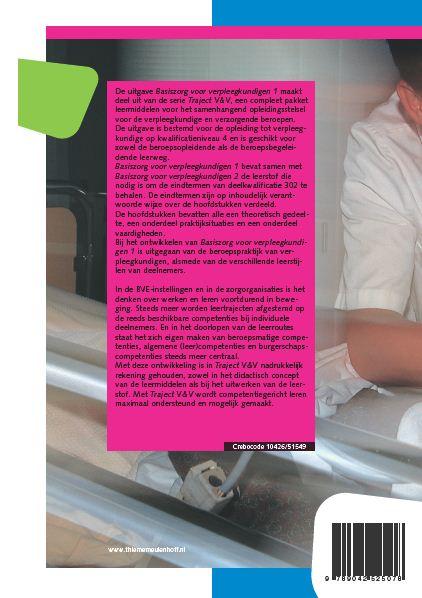 Basiszorg voor verpleegkundigen / 1 302 / Traject V&V achterkant