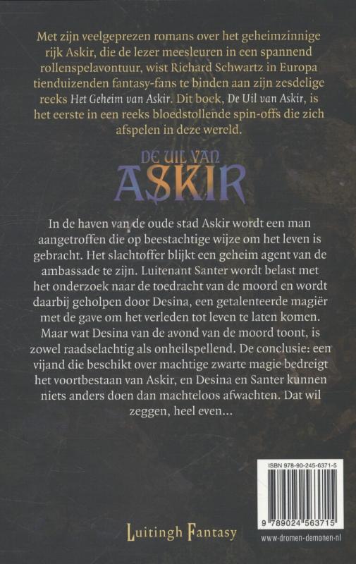 De Uil van Askir achterkant