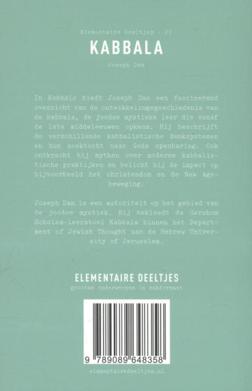 Kabbala / Elementaire Deeltjes / 27 achterkant